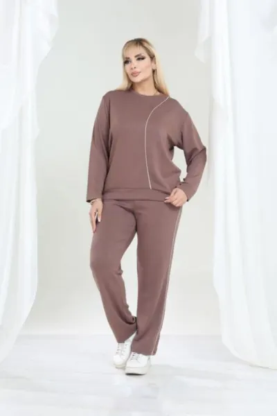 Compleu batal dama, cu dunga contrast, en-gross