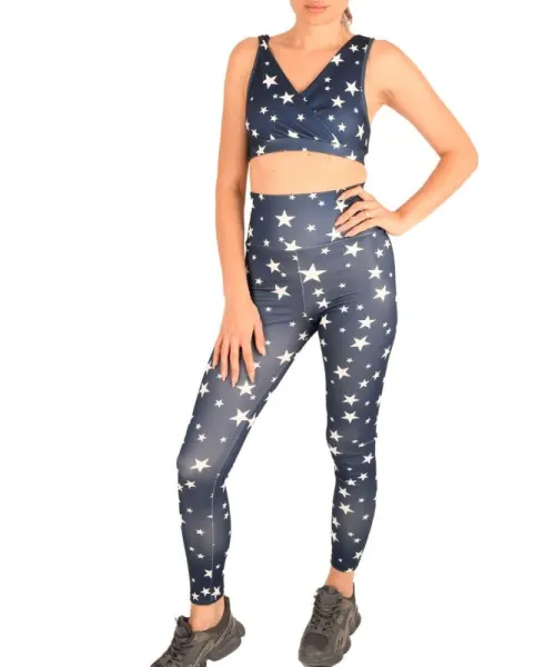 Compleu fitness bleumarin stelute- cod 46424