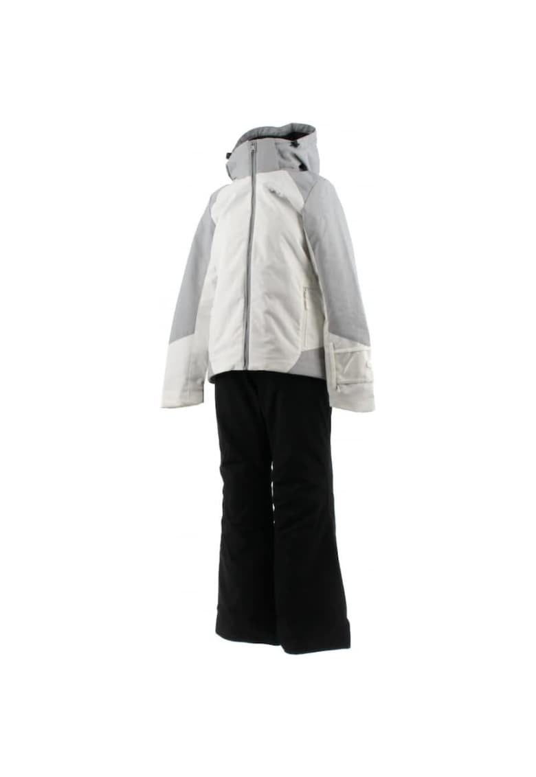 Costum de ski pentru barbati Ski Wear Top and Bottom -  Poliester - Alb/Negru -