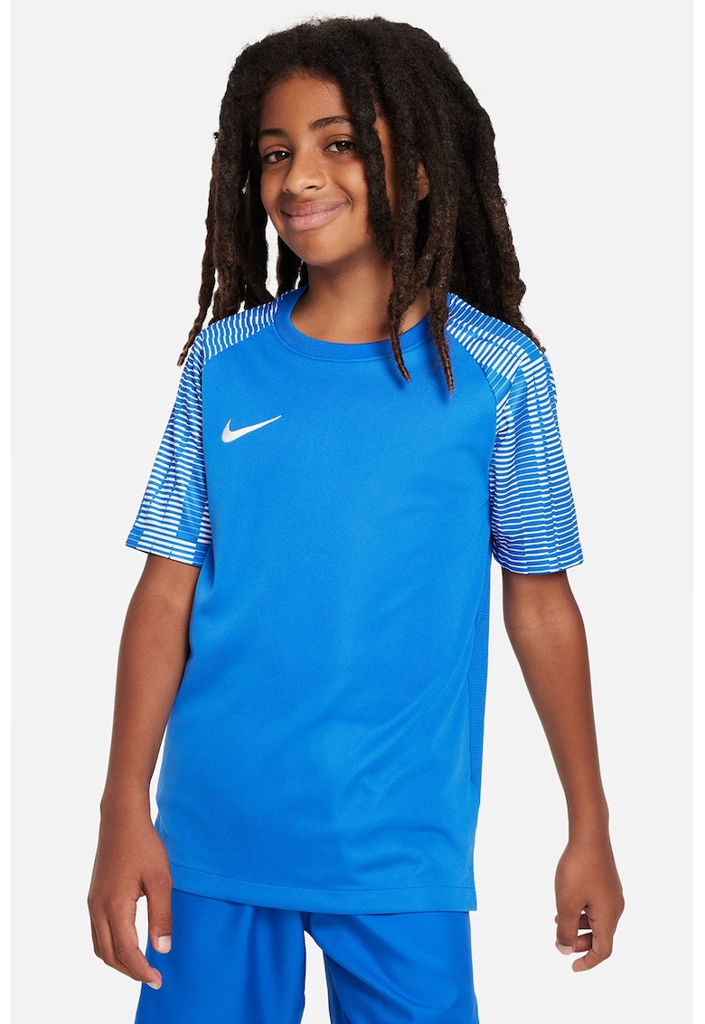 Tricou cu tehnologie Dri-Fit pentru fotbal Academy - Albastru royal