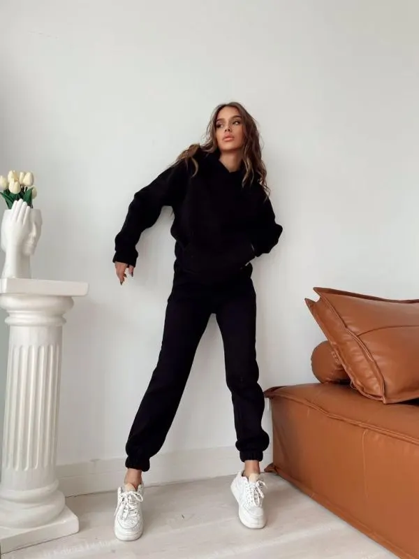 Trening dama vatuit, gros, negru
