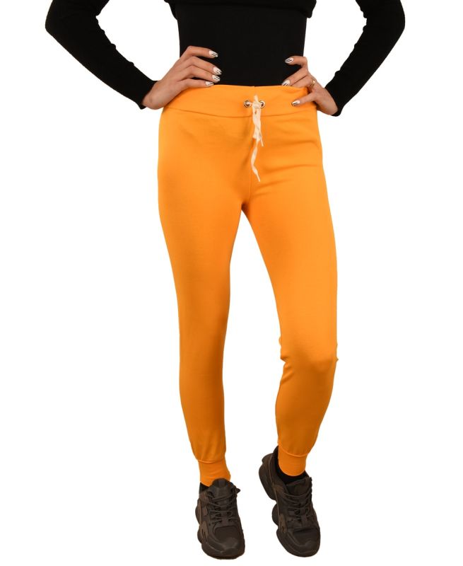 Pantaloni galben mustar pentru dama - cod 45307