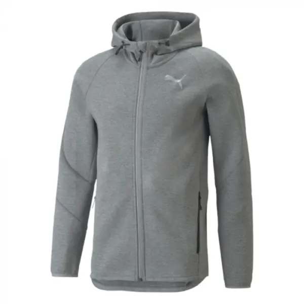 Evostripe Full-Zip Hoodie Medium Gray He