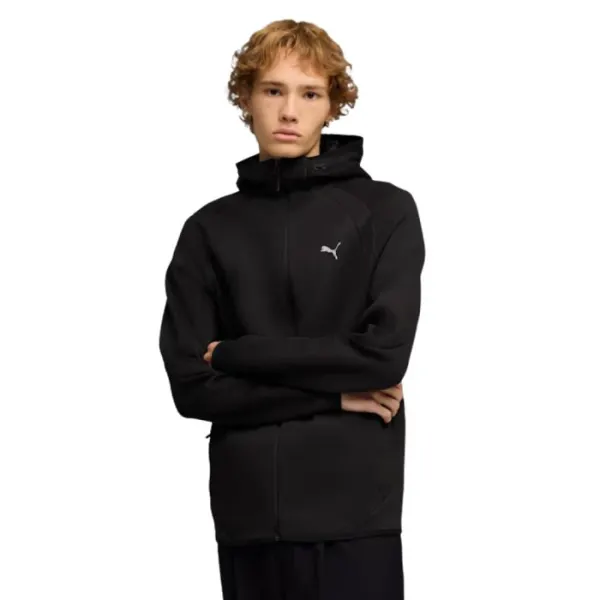EVOSTRIPE FZ Hoodie DK PUMA Black 692190-01