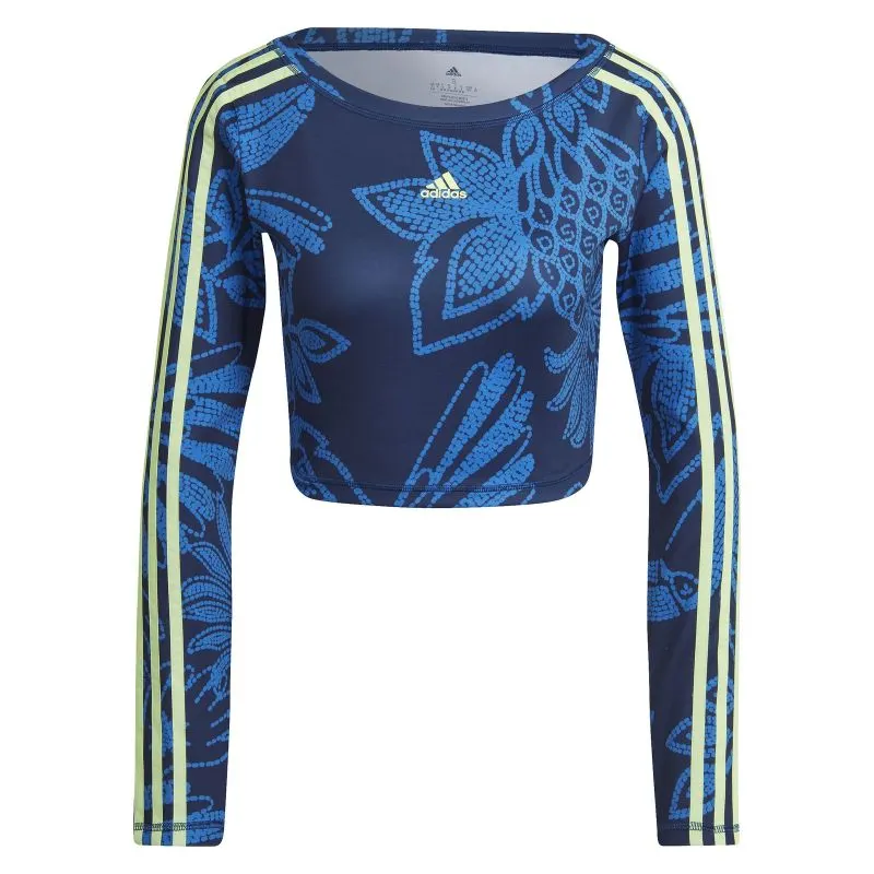 Bluza ADIDAS pentru femei FARM CROP LS - HI5216