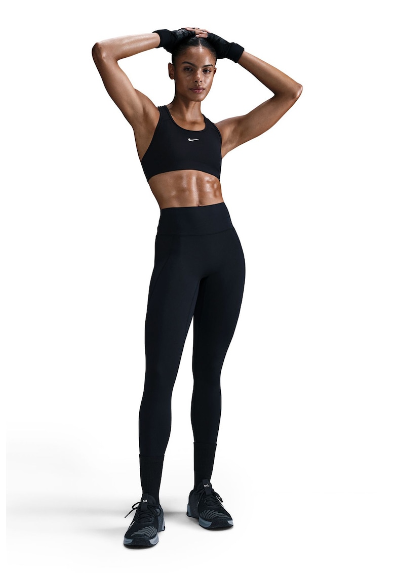 Colanti cu talie inalta - pentru fitness - Negru