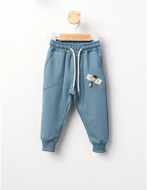 Pantaloni trening HHU Design albastru deschis