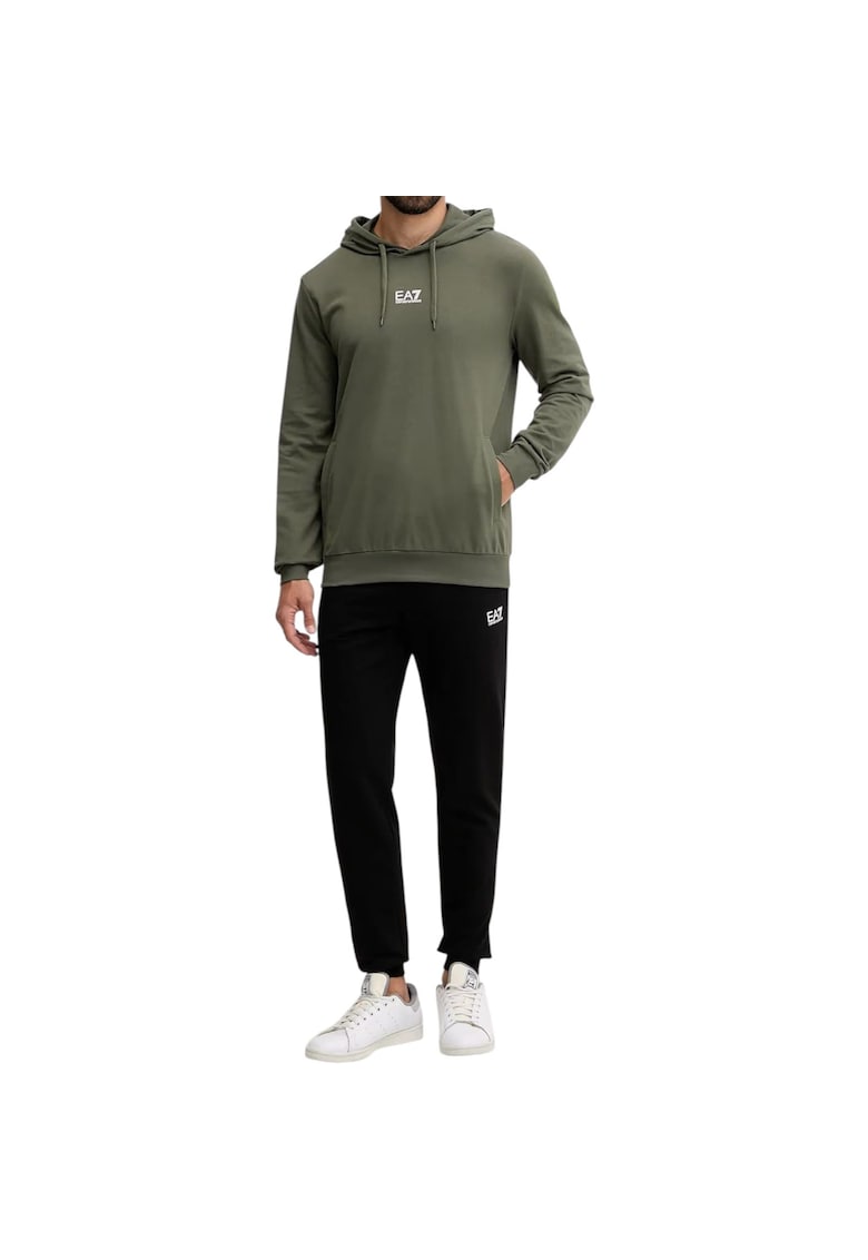 Trening  EA7 Train Core Id PO Hood 47899 - Negru/Kaki