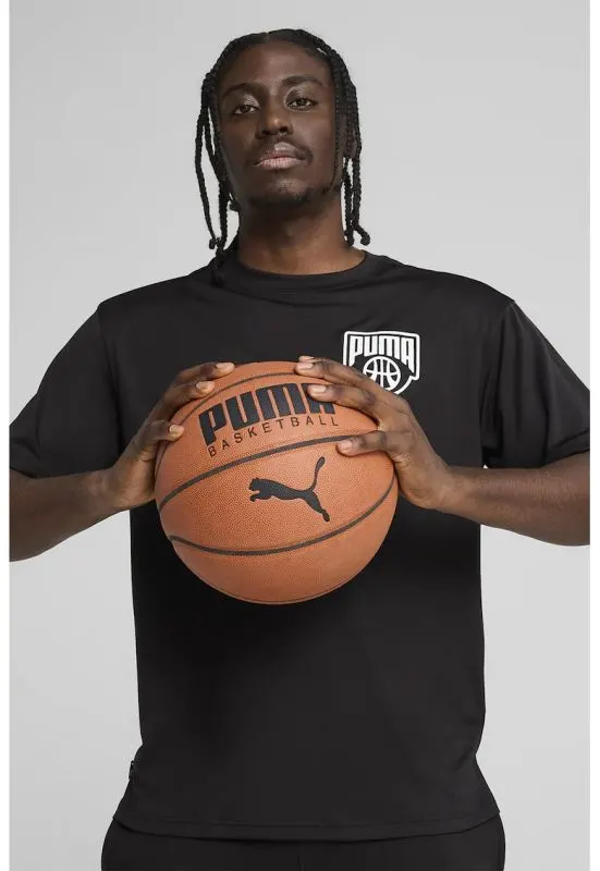 Tricou cu decolteu la baza gatului pentru baschet Posterize - Negru