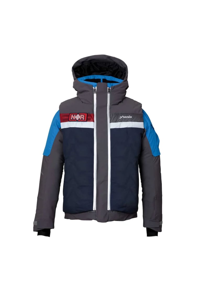 Geaca de schi 3 in 1 barbati -  poliester - cu gluga - mullticolor -