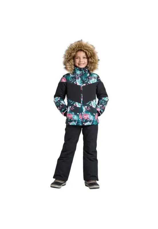 Geaca de schi cu flori Gypsy -