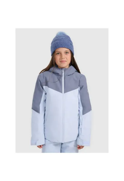 Geaca de schi  pentru fete - violet - membrana NeoDry 5000 - cu gluga - poliester -