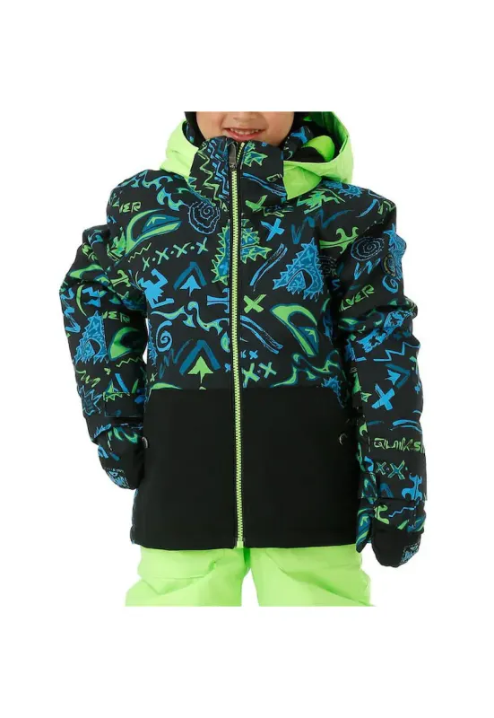 Geaca de ski cu imprimeu Little Mission -