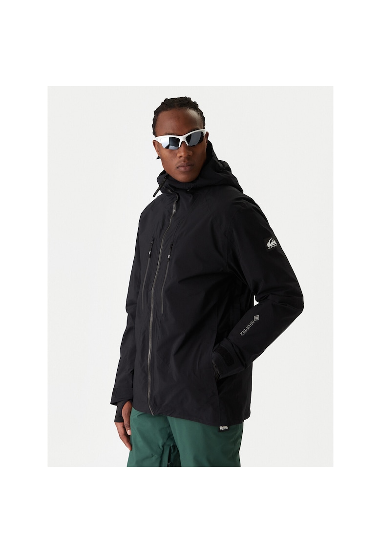 Geaca de snowboard barbati -  negru
