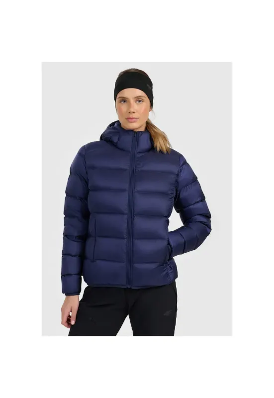 Geaca de trekking puf bleumarin - pentru femei - Bleumarin