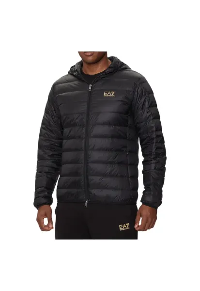 Geaca EA7 Core Identity Packable Down Hood 38267 - Auriu/Negru