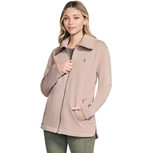 Geaca femei Skechers GO SNUGGLE Tunic Full Zip Jacket JA214-TPBR