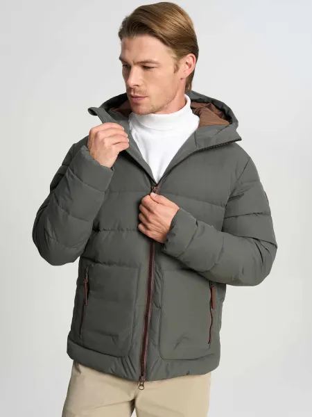 Geaca Mens Travel Faux Down