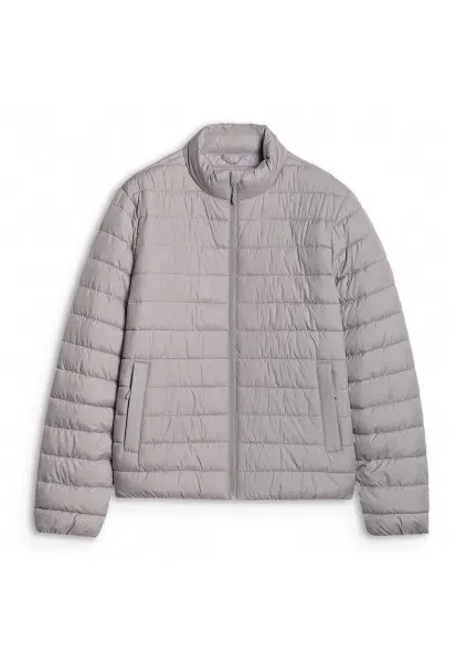 Geaca Puf Barbati  Gri Rip-Stop - Usoara - Izolatie Sintetica - Impermeabila - Multi Active Outdoor - AW25