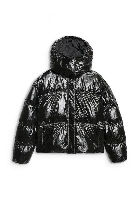 Geaca Puf Dama Negru Impermeabila Usora Sport Casual Femei AW25