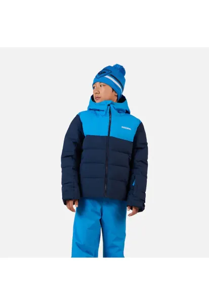 Geaca ski  BOY SIZ QUILTED JKT - albastru inchis - pentru baieti