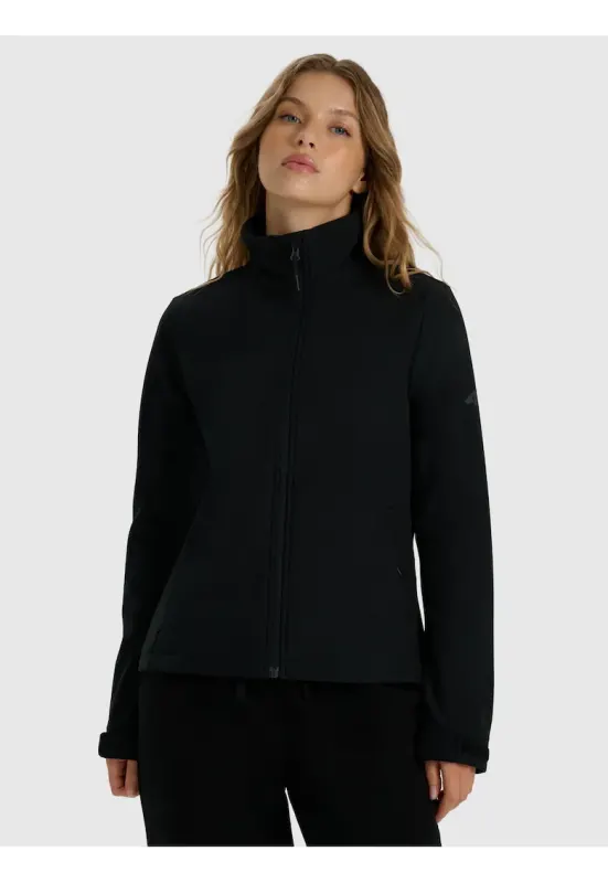 Geaca softshell dama NeoDry 5000 - rezistenta la vant - neagra - poliester