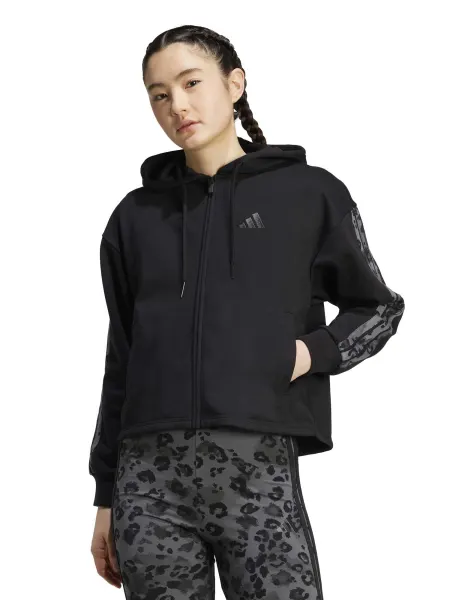 Hanorac Animal Print 3-stripes French Terry