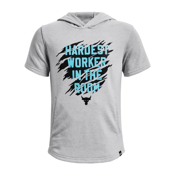 Hanorac Baieti PROJECT ROCK Short Sleeve Under Armour