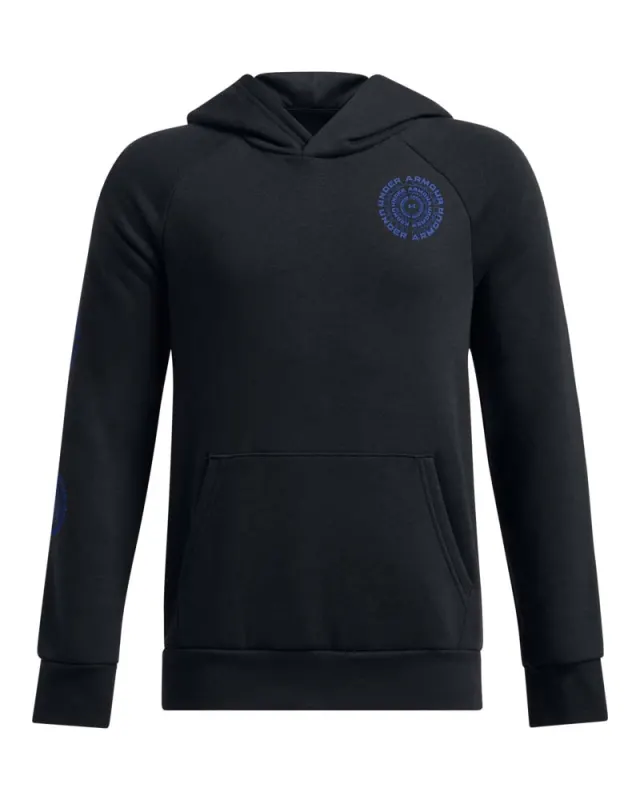 Hanorac Baieti RIVAL FLEECE SPIRAL LOGO HOODIE Under Armour