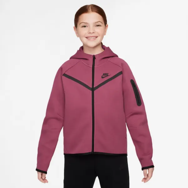Hanorac copii Nike G Nsw Tech Fleece Hd Fz Ls - Pd