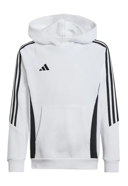 Hanorac cu buzunare kangaroo - pentru fotbal - Alb/Negru