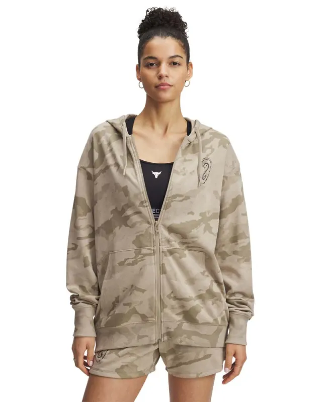 Hanorac Dama PROJECT ROCK TERRY FULL ZIP Under Armour