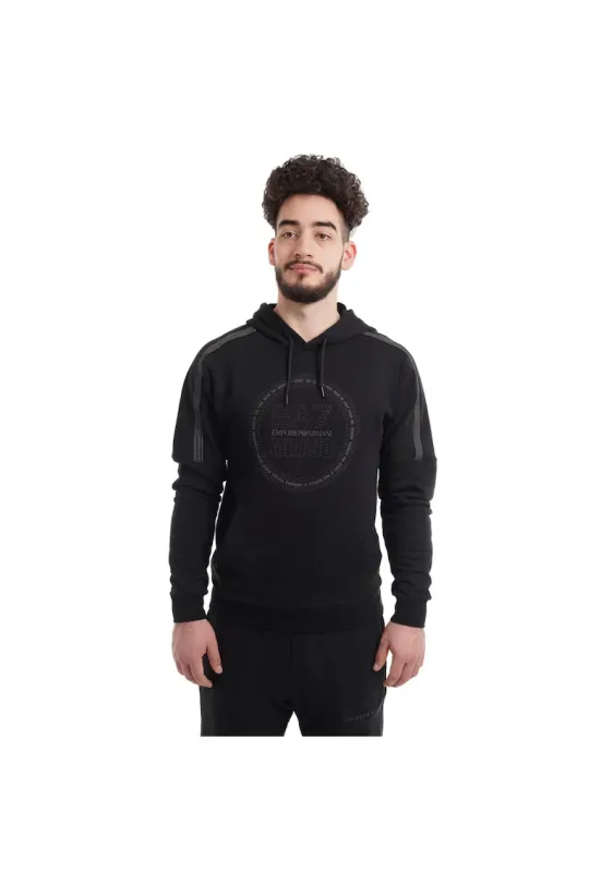 Hanorac Emporio Armani  Train Logo Series M Hoodie RN Milano 3DPM65PJTKZ01200