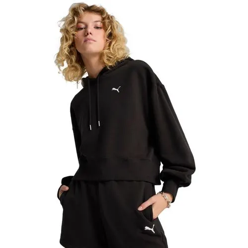 Hanorac femei Puma Wardrobe Ess Relaxed Cropped Hoodie Tr 62974601