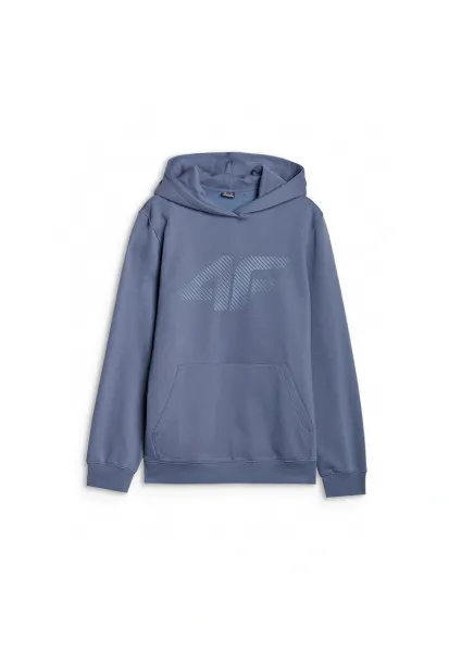 Hanorac sport barbati  albastru - bumbac 80% - gluga