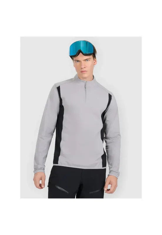 Hanorac sport termic - gri - poliester - set pentru schi