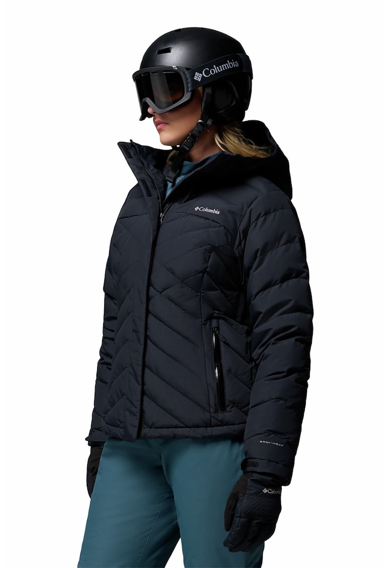 Jacheta cu gluga Lay D Down V pentru ski - Negru