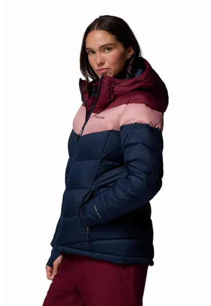 Jacheta cu gluga pentru schi Abbott Peak II - Roz deschis/Rosu inchis/Bleumarin