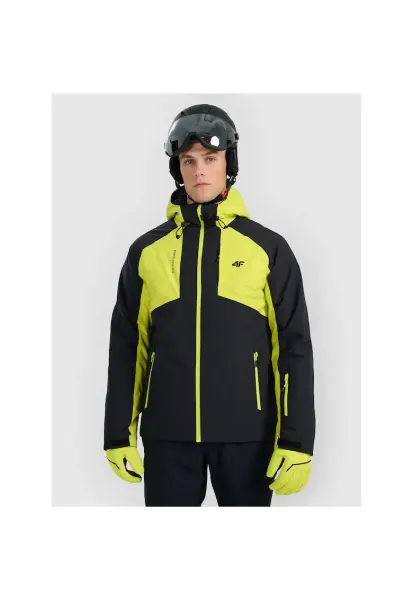 Jacheta de schi barbati -  poliester - verde/negru -