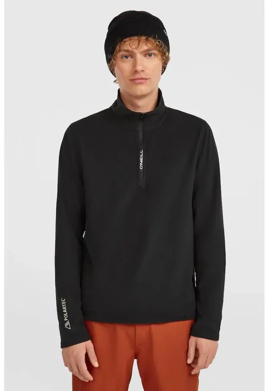 Jacheta din fleece cu fenta cu fermoar - pentru schi FWC Cruz Jack - Negru