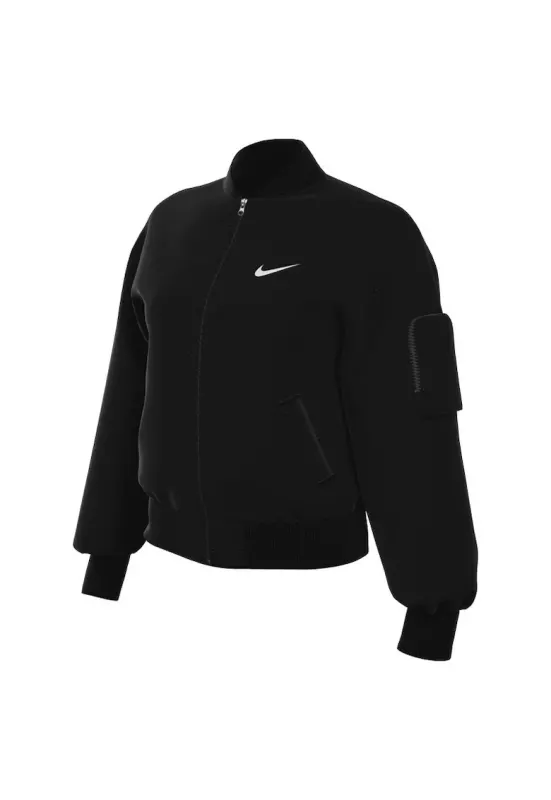 Jacheta pentru Femei - w nsw essntl os bomber - FN2839-010 - Negru - Negru