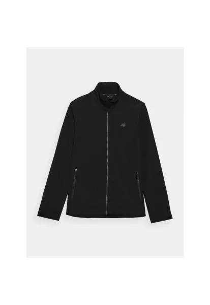 Jacheta softshell  m 4fwaw23tsofm209 - Poliester - Negru