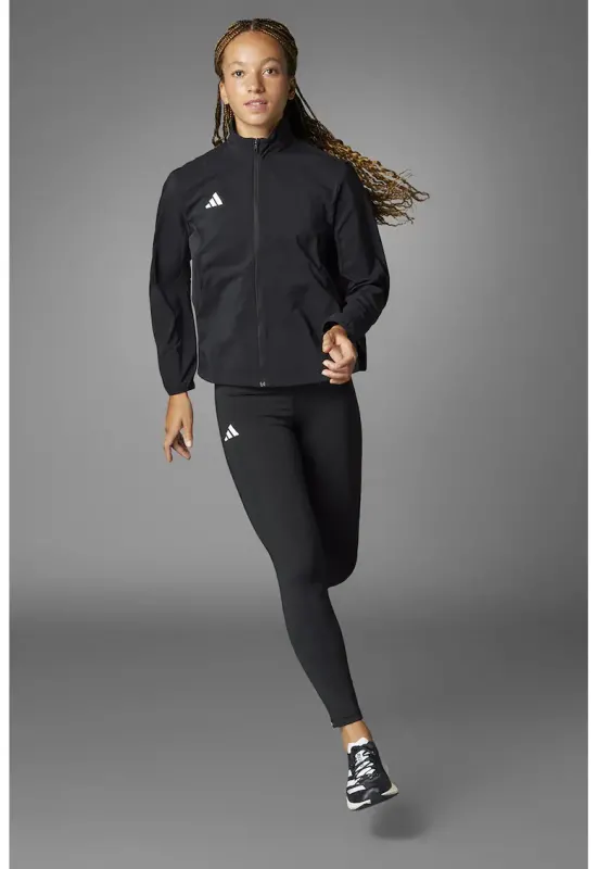 Jacheta usoara cu finisaj rezistant la apa pentru alergare Adizero Essentials - Negru