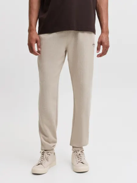 Jack & Jones Pantaloni de trening barbati, JPSTGORDON ARCHIVE, Regular fit, Crem (SELECTATI MARIMEA: L)