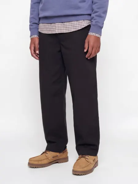Jack & Jones Pantaloni jogger, din bumbac, baieti, cu talie inalta, JPSTEVAN, Negru (SELECTATI MARIMEA: 158 cm)