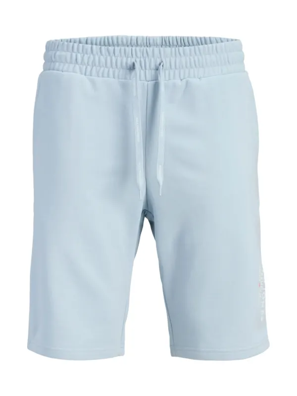 Jack & Jones Pantaloni scurti de trening barbati, JPSTARCHIE, Regular Fit, Albastru deschis (SELECTATI MARIMEA: 2XL)