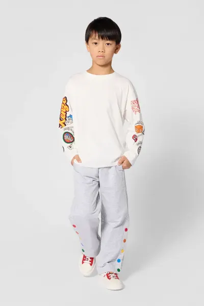 Kenzo Kids  pantaloni de trening pentru copii din bumbac