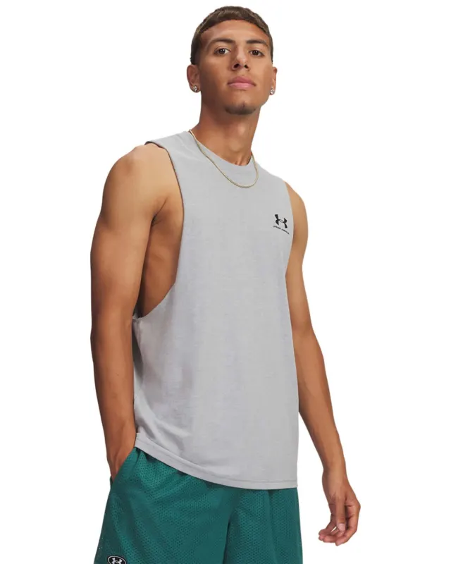 Maiou Barbati LEFT CHEST CUT OFF TANK Under Armour