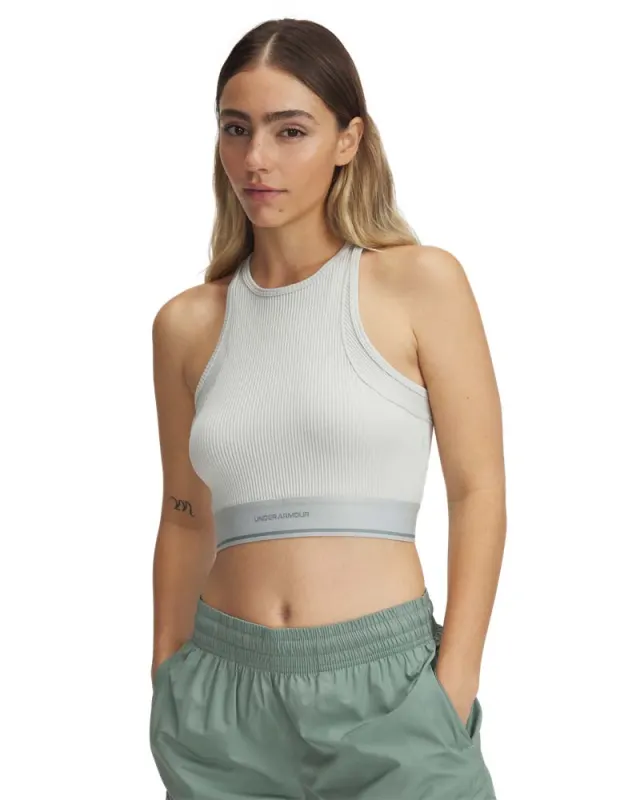 Maiou Dama MERIDIAN RIB BRANDED TANK Under Armour