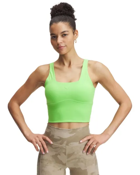Maiou Dama PROJECT ROCK FITTED BRA TANK Under Armour